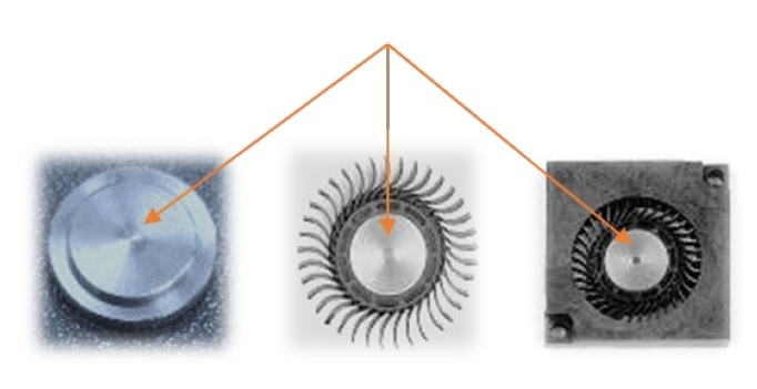 iMini 一體成型超薄扇葉結構示意